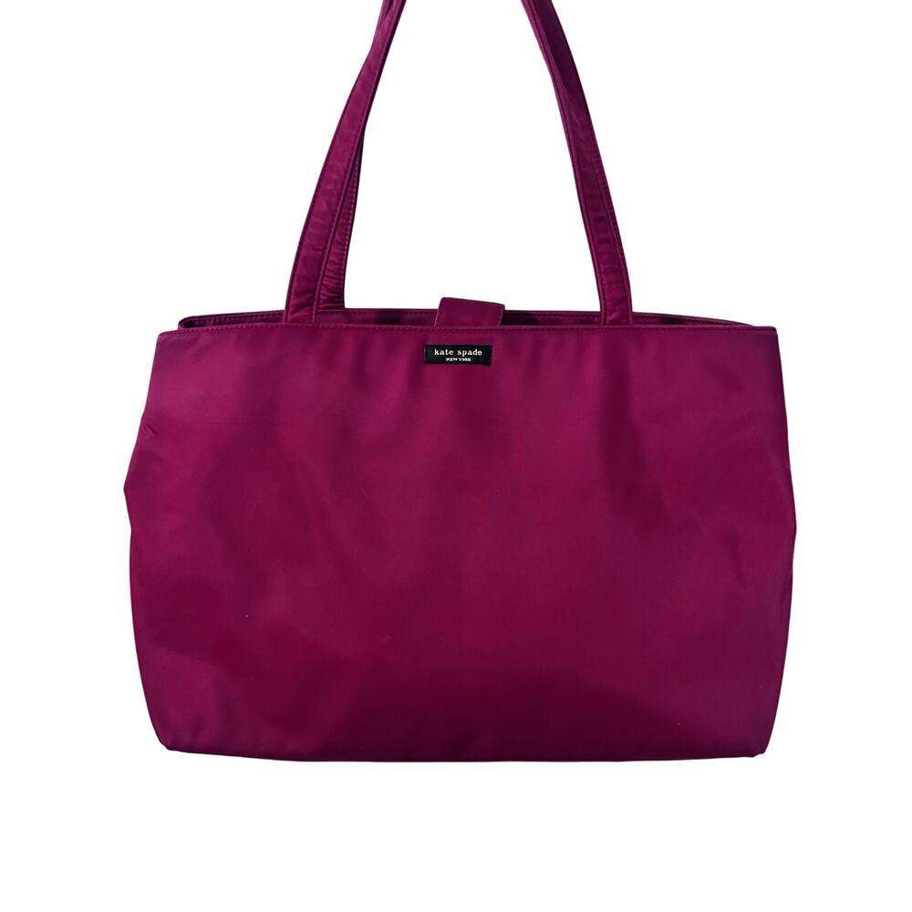 Kate Spade Red Tote Purse - Picture 1 of 10
